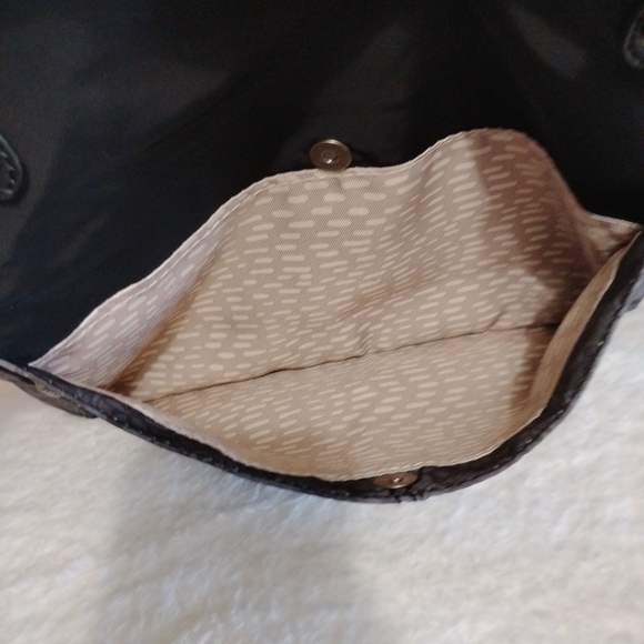 2 pc. Sakroots Metro Tote Bag & Encino Wallet ~Spirit Desert~ BlackTonal EUC - Picture 4 of 14